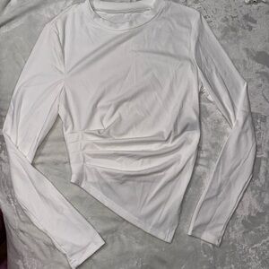 White Long Sleeve Women's Top